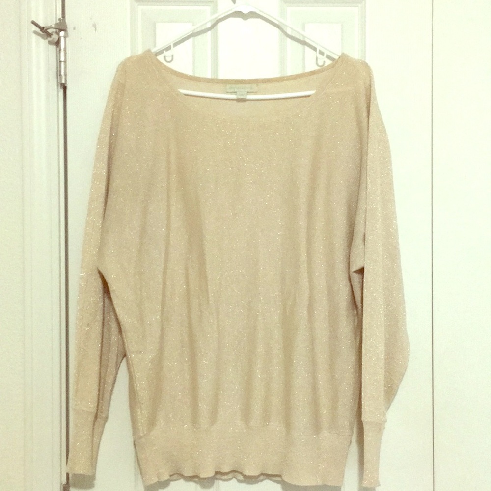 Gold sparkle sweater